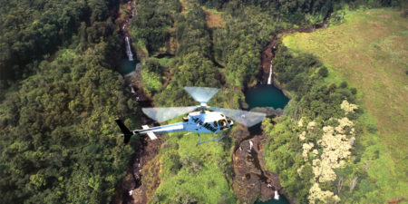 Helicopter Tours over Maui's famous waterfalls are very popular with visitors and locals alike.