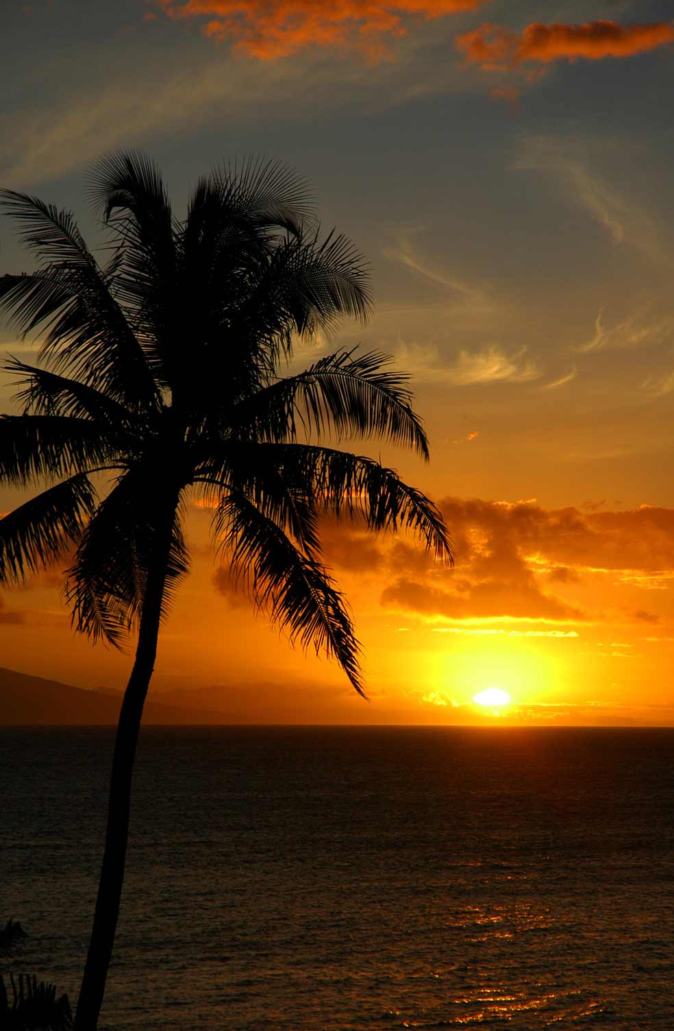 Enjoy picture-perfect sunsets at Napili Bay, Maui.